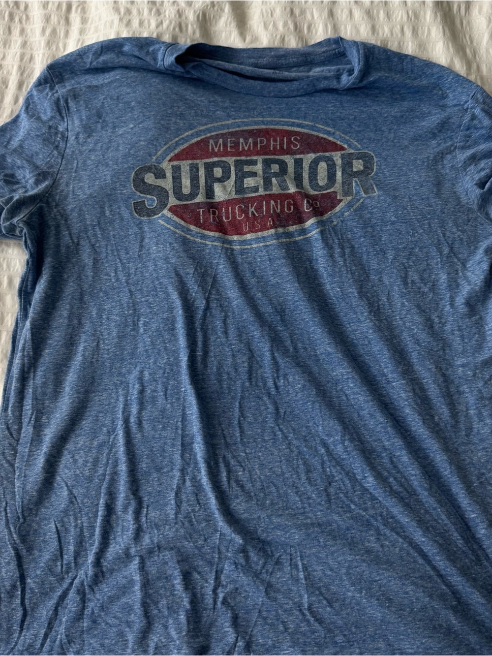 Superior Graphic Crewneck T-Shirt - Blue